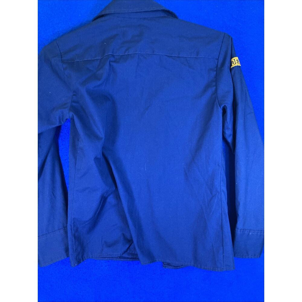Vintage BSA Boy Scouts of America Cub Scout Uniform Shirt Blue Size 12 Patches - Picture 13 of 15